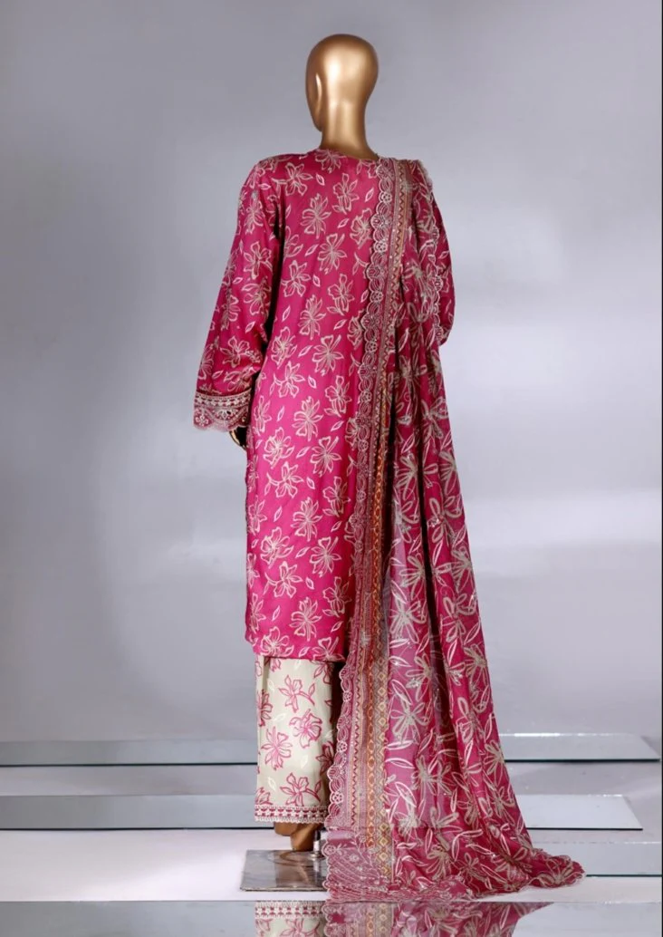 Luxury Embroidered Lawn  3 Piece - Image 2