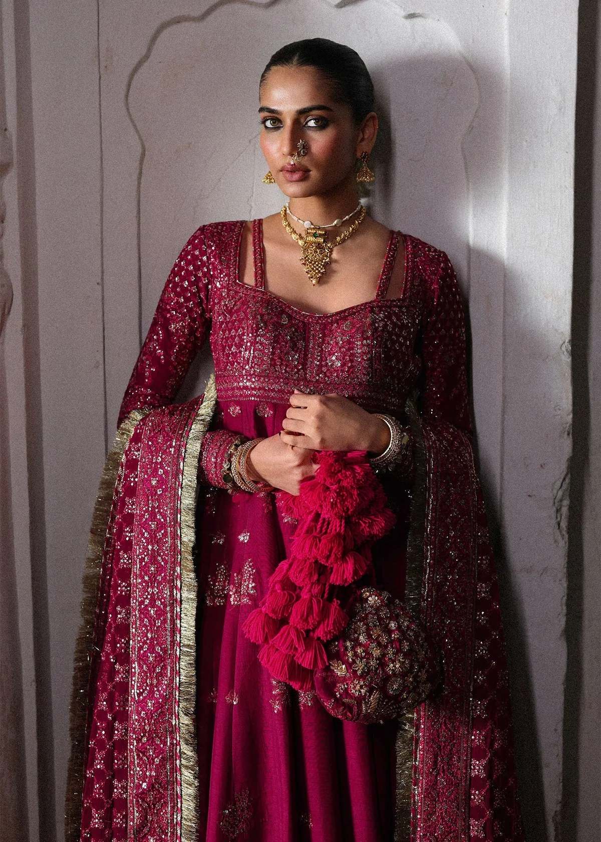 Luxury Festive Unstitched Suit - Image 3