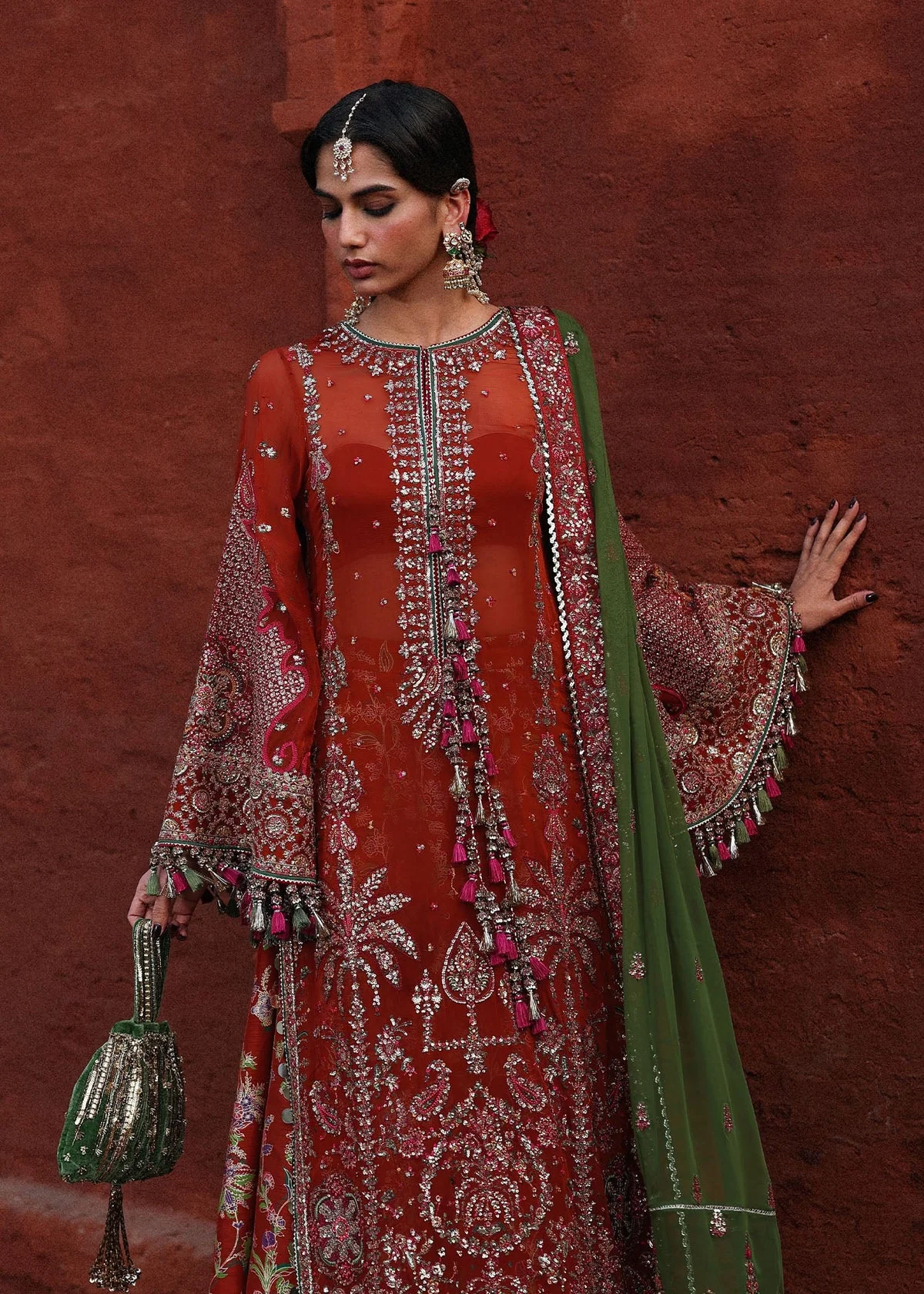 Luxury Festive Unstitched Suit - Image 3