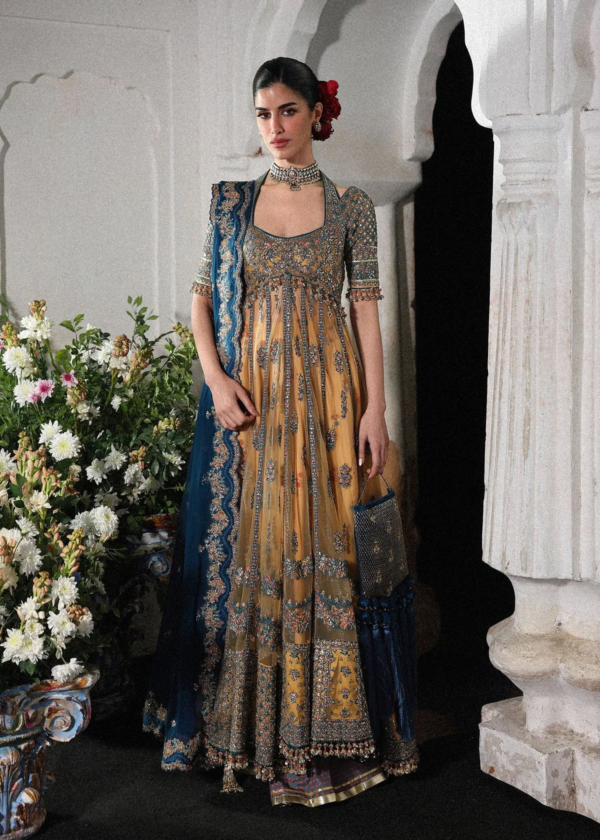 Luxury Festive Unstitched Suit - Image 6