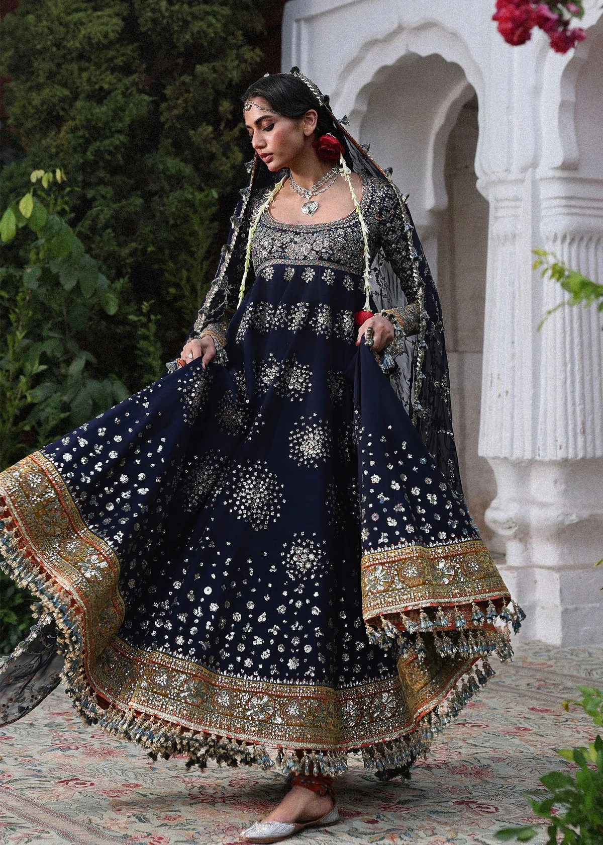 Luxury Festive Unstitched Suit - Image 5