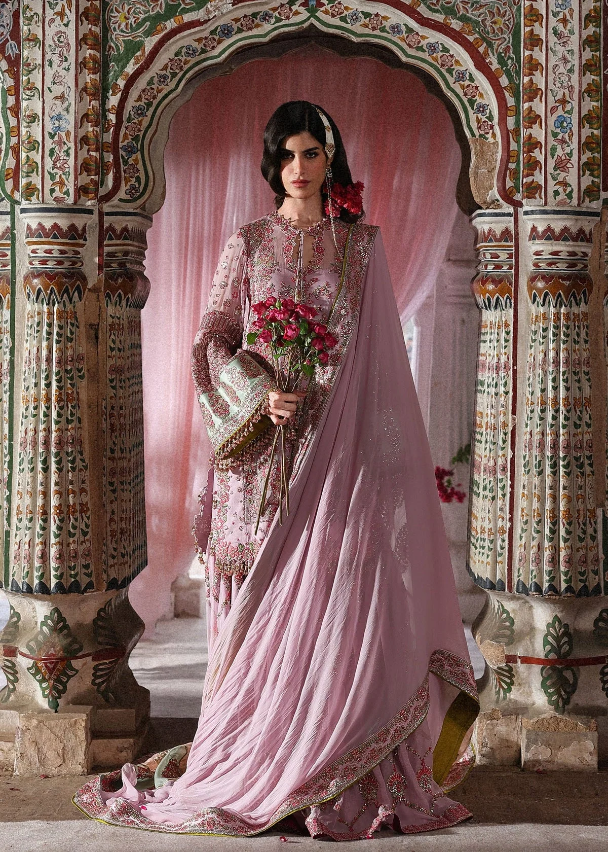 Luxury Festive Unstitched Suit - Image 3