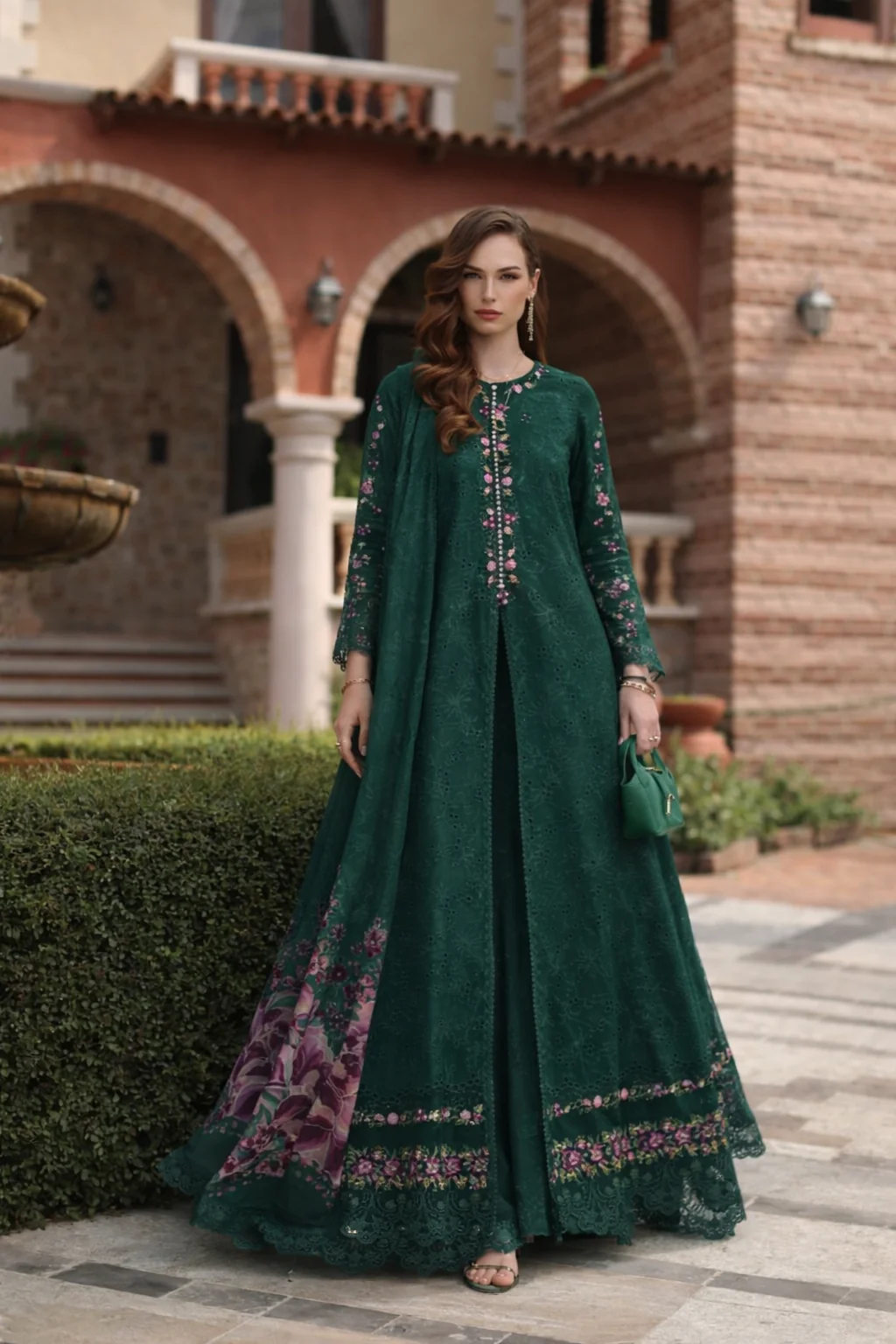 Luxury Schiffli Lawn Laserkar