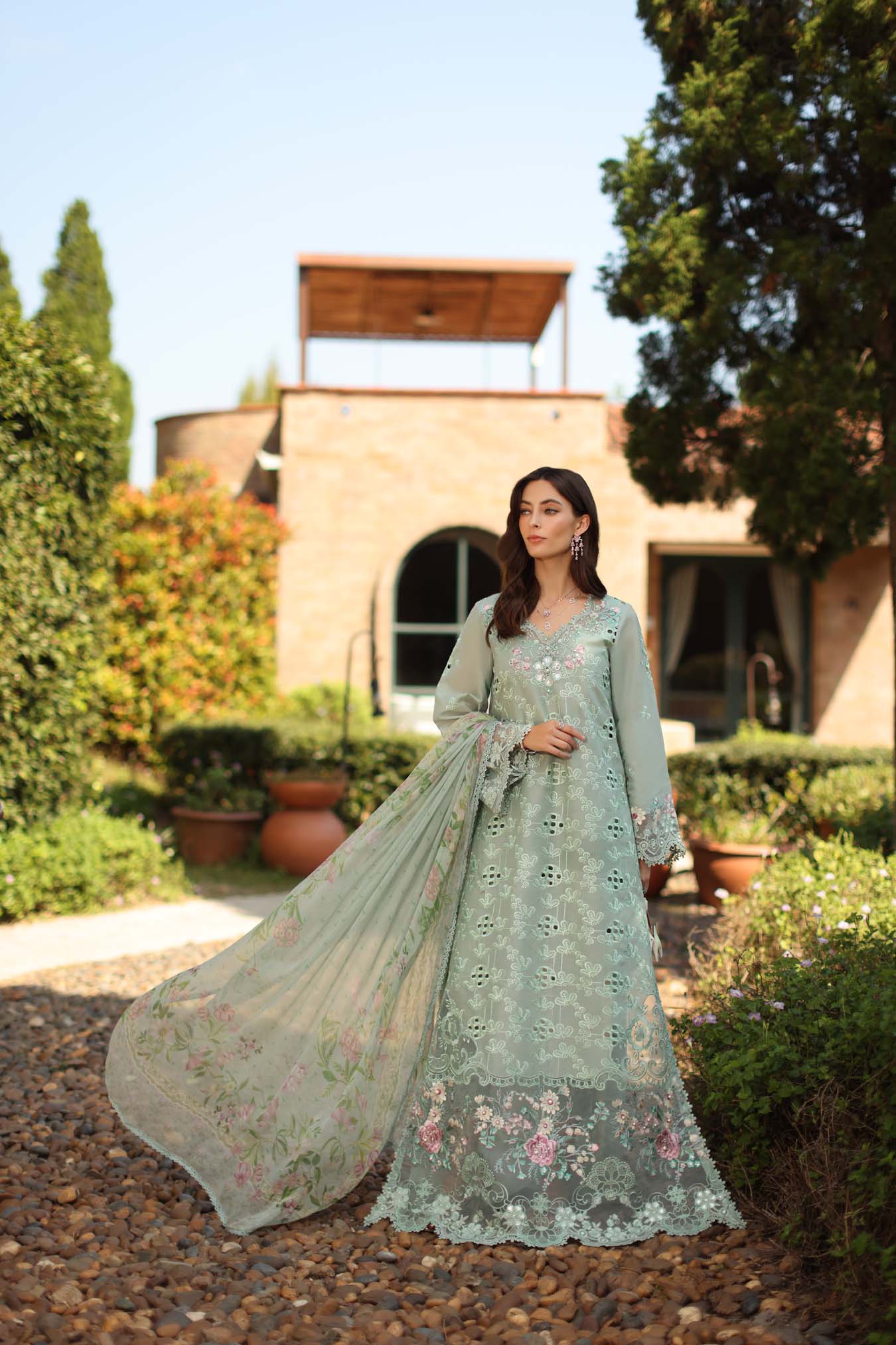 Luxury Schiffli Lawn Laserkar - Image 3