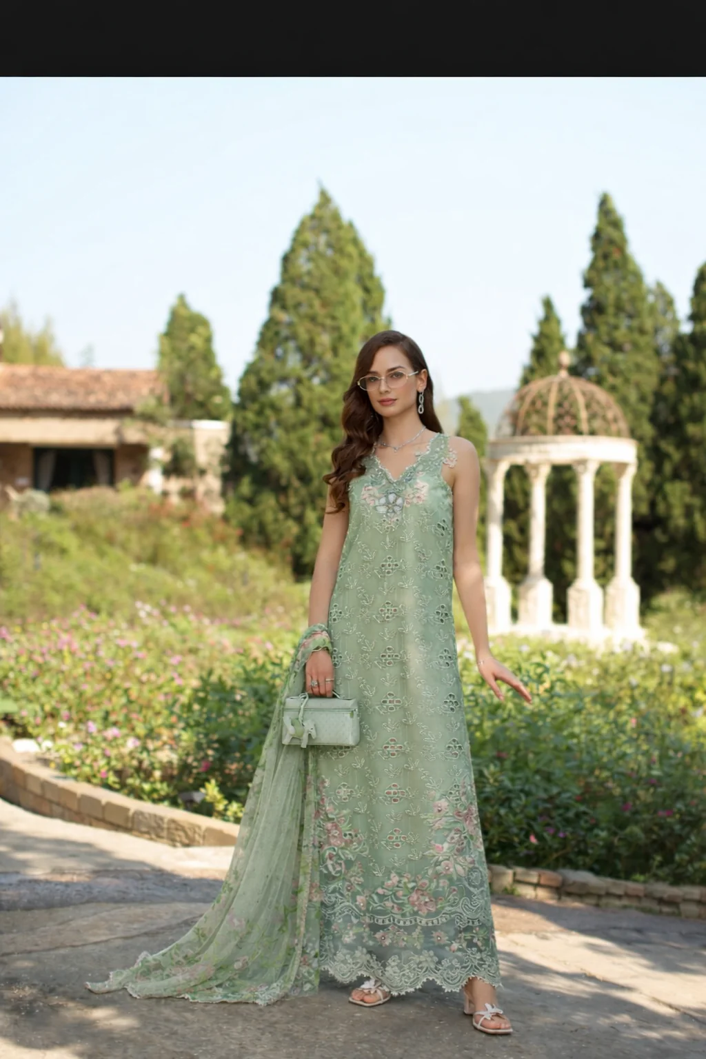 Luxury Schiffli Lawn Laserkar - Image 5