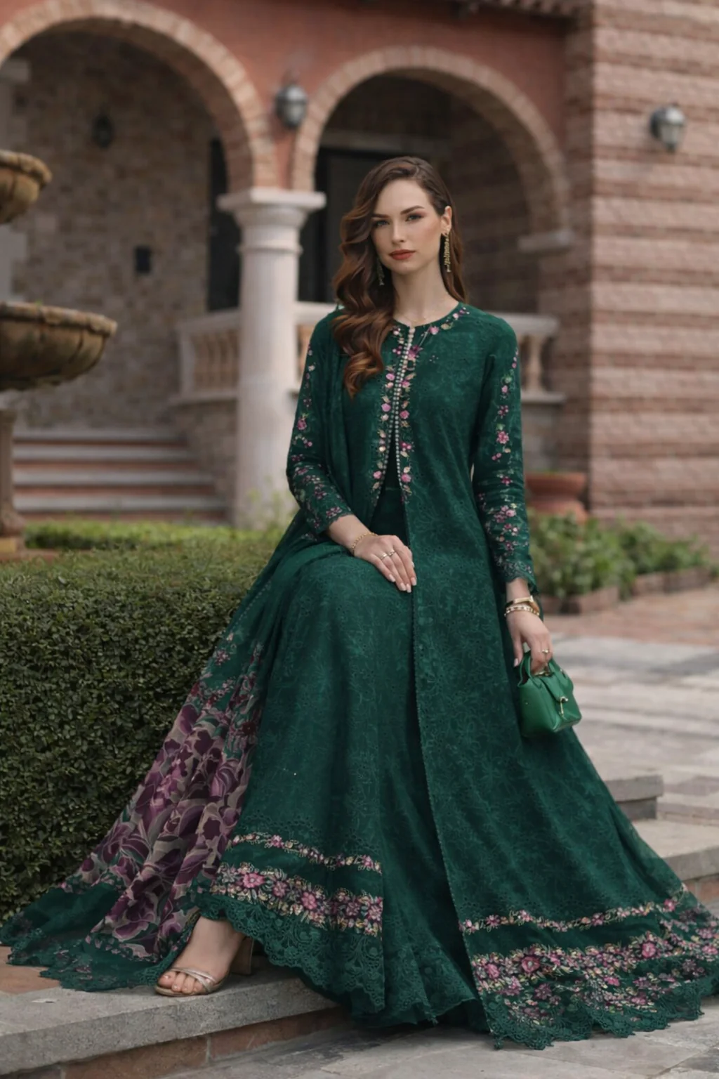 Luxury Schiffli Lawn Laserkar - Image 2