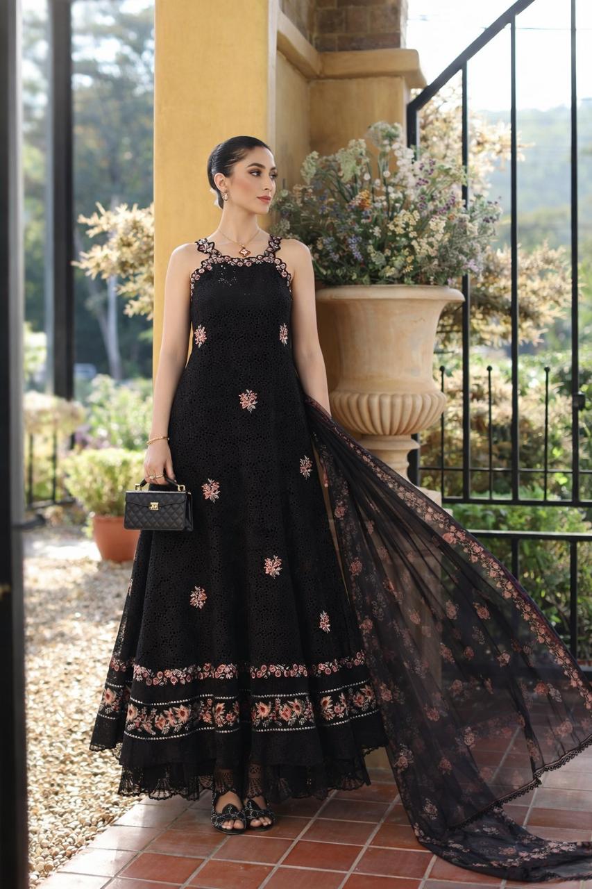 Luxury Schiffli Lawn Laserkar
