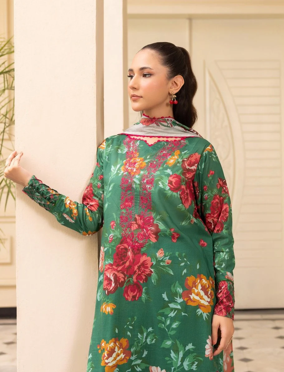 Mahajal Unstitched Three Piece Collection - Image 3