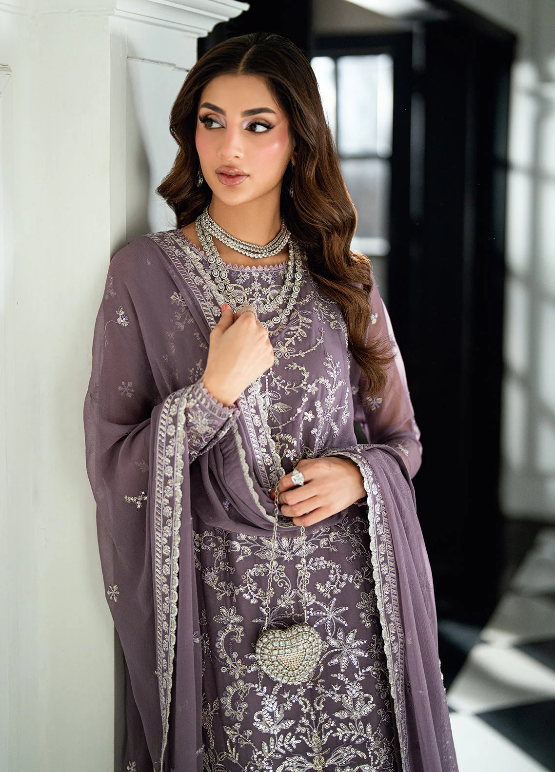 Maison Dor Chiffon 3 Piece Suits - Image 3