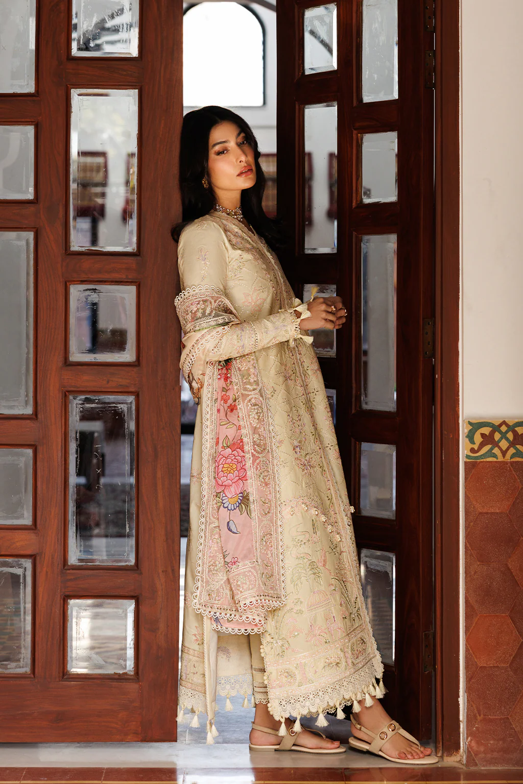 Mirabelle Festive Luxury Lawn - Image 5