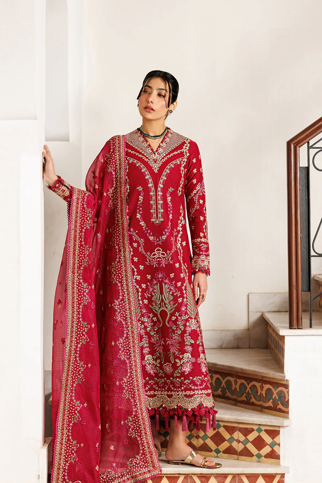 Mirabelle Festive Luxury Lawn - Image 4