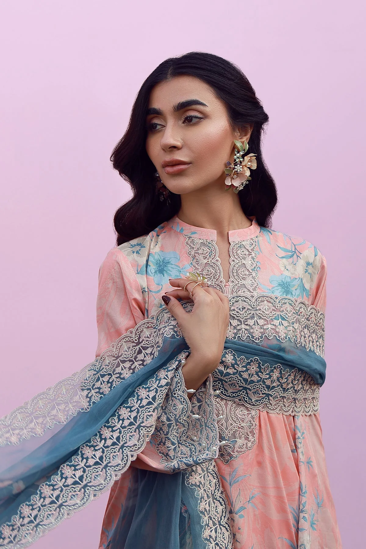Mirha - 3 Piece Embroidered - Image 3