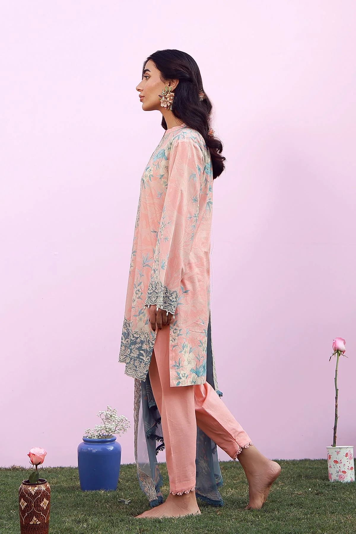 Mirha - 3 Piece Embroidered - Image 4