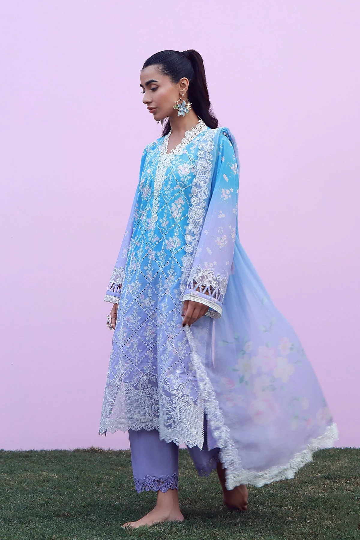 Mirha - 3 Piece Embroidered - Image 4