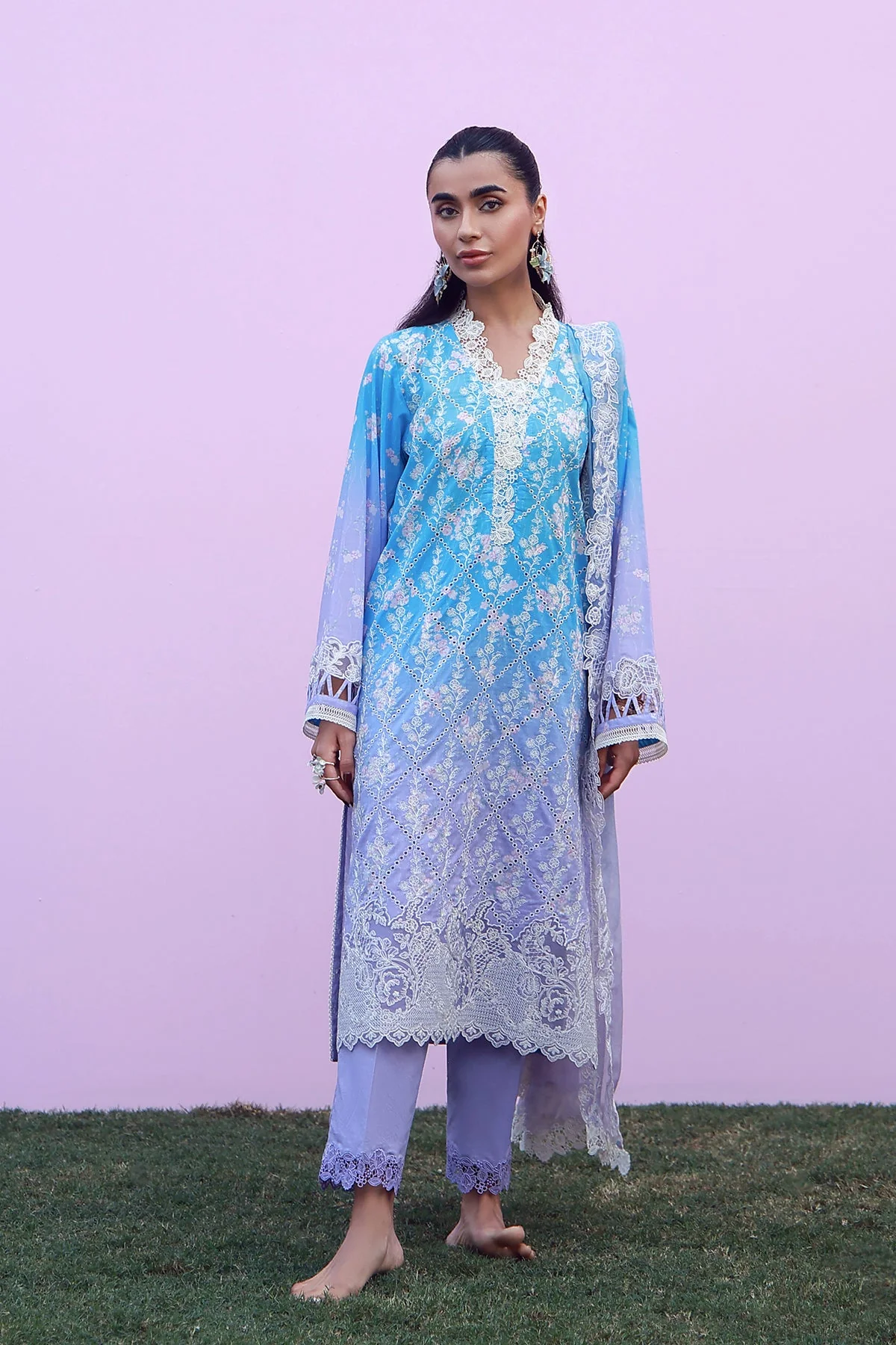 Mirha - 3 Piece Embroidered - Image 5