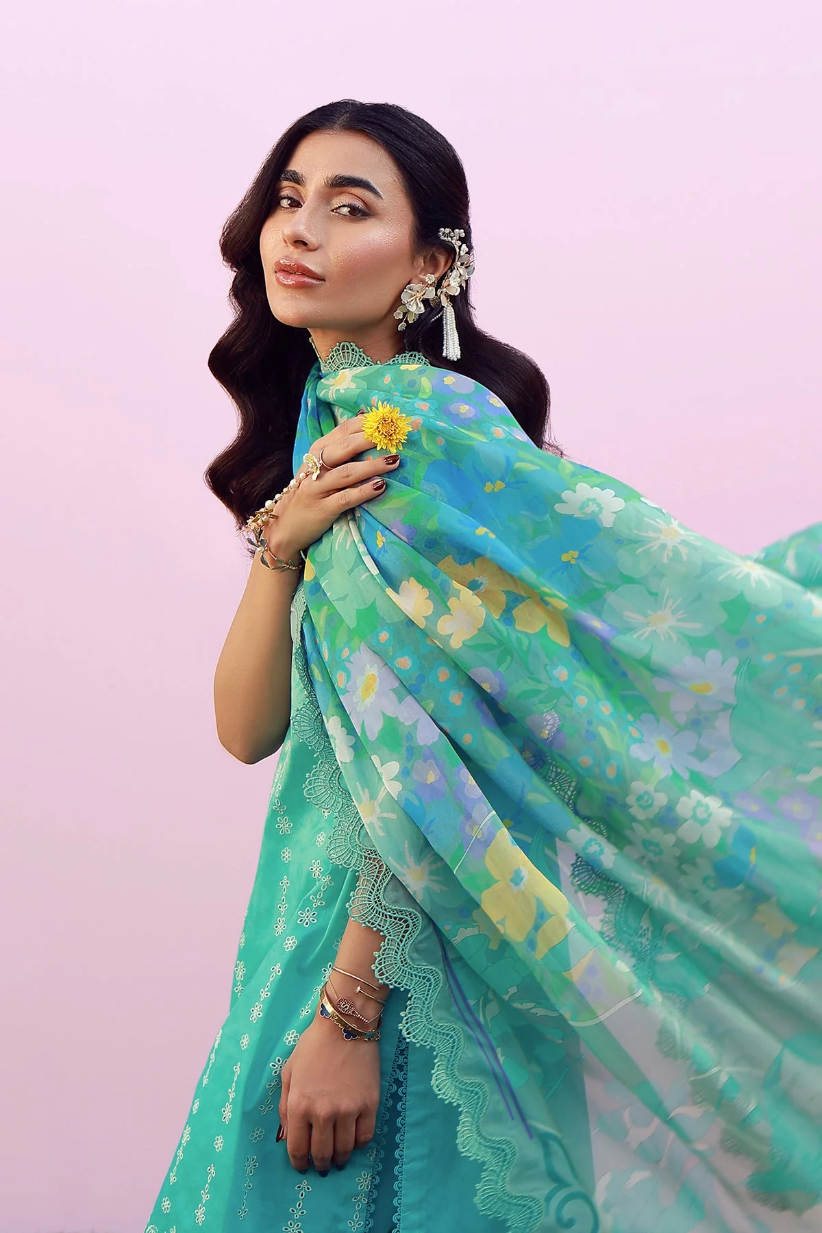 Mirha - 3 Piece Embroidered - Image 6