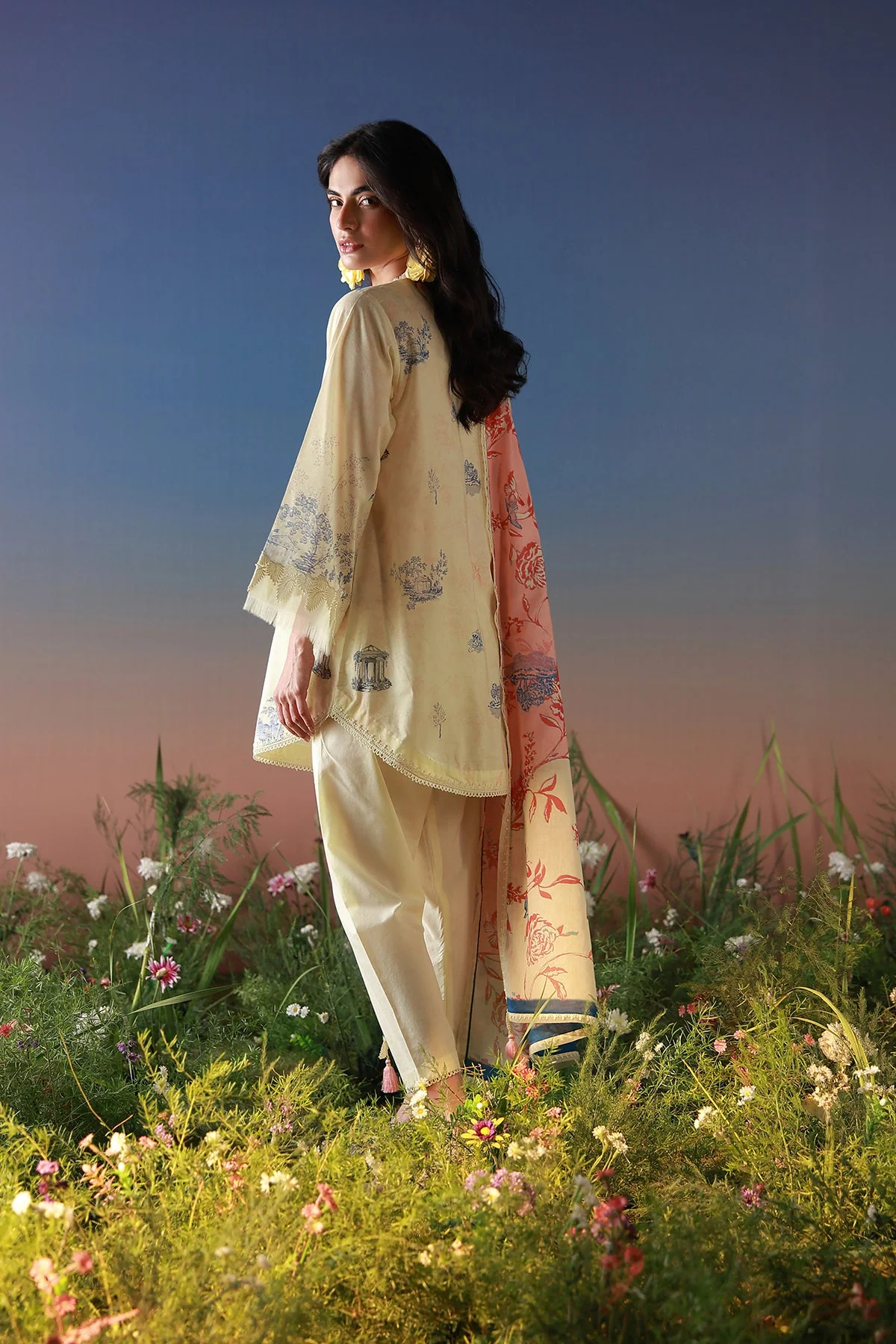 Mirha Unstitched Printed Lawn - Image 2
