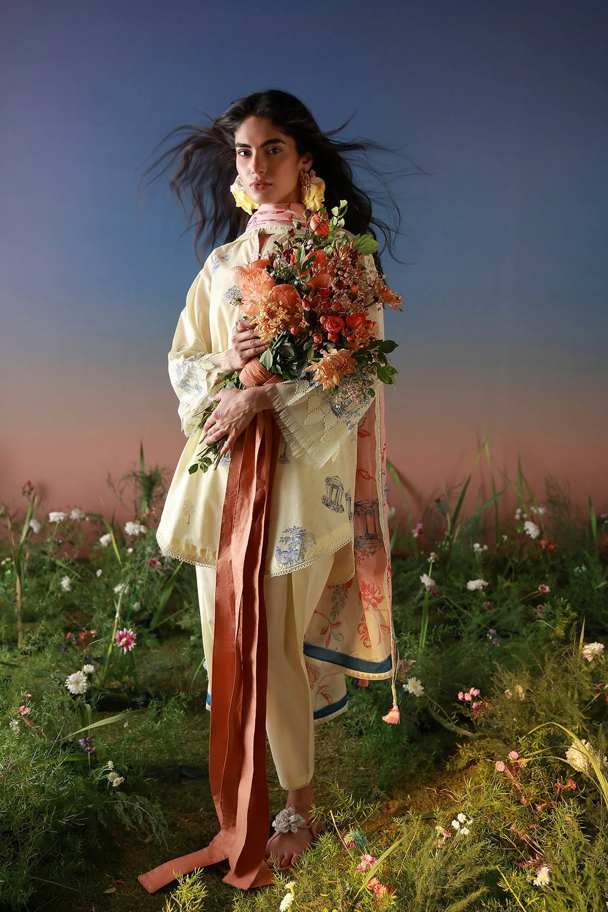 Mirha Unstitched Printed Lawn - Image 3