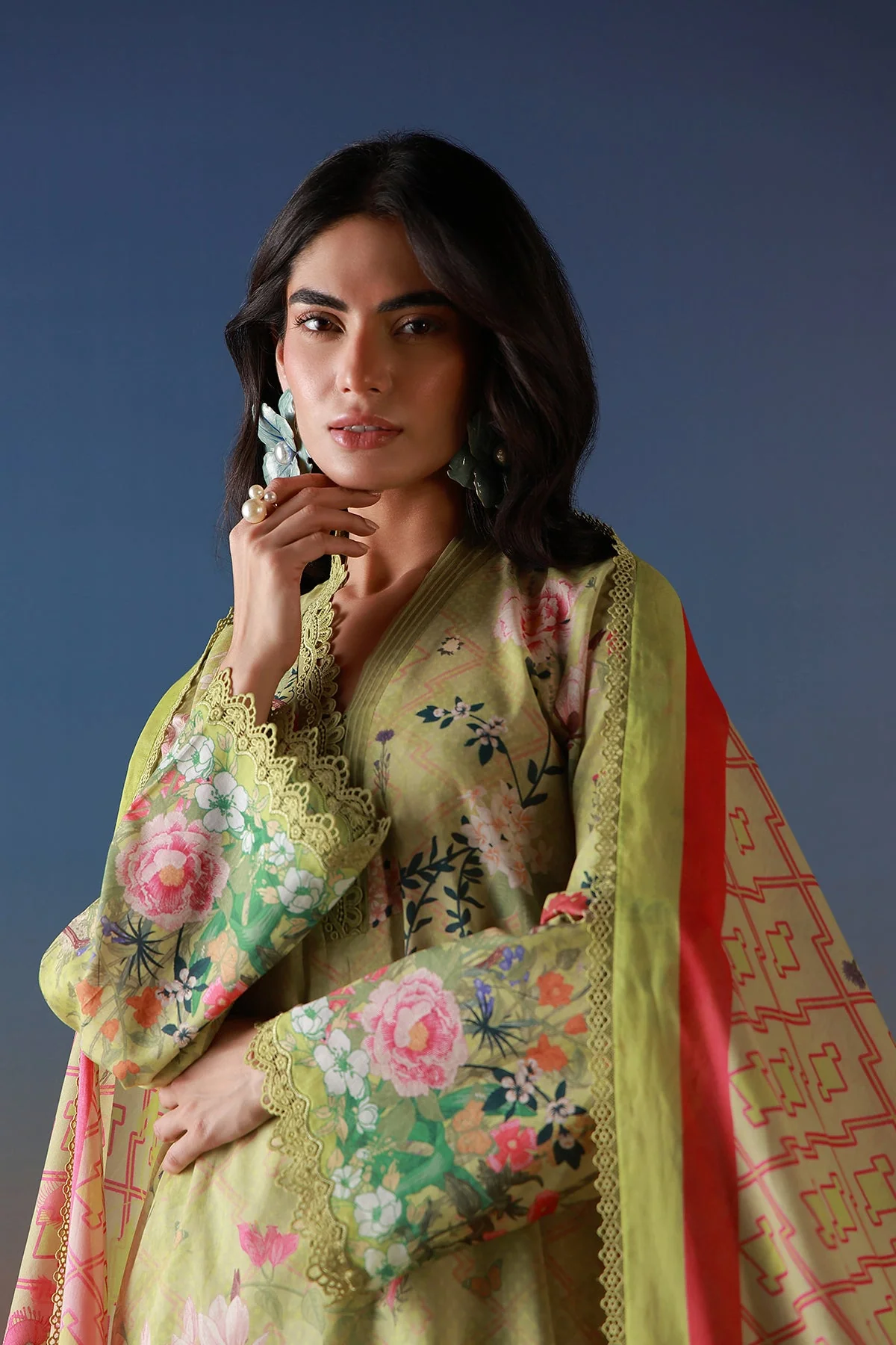 Mirha Unstitched Printed Lawn - Image 3