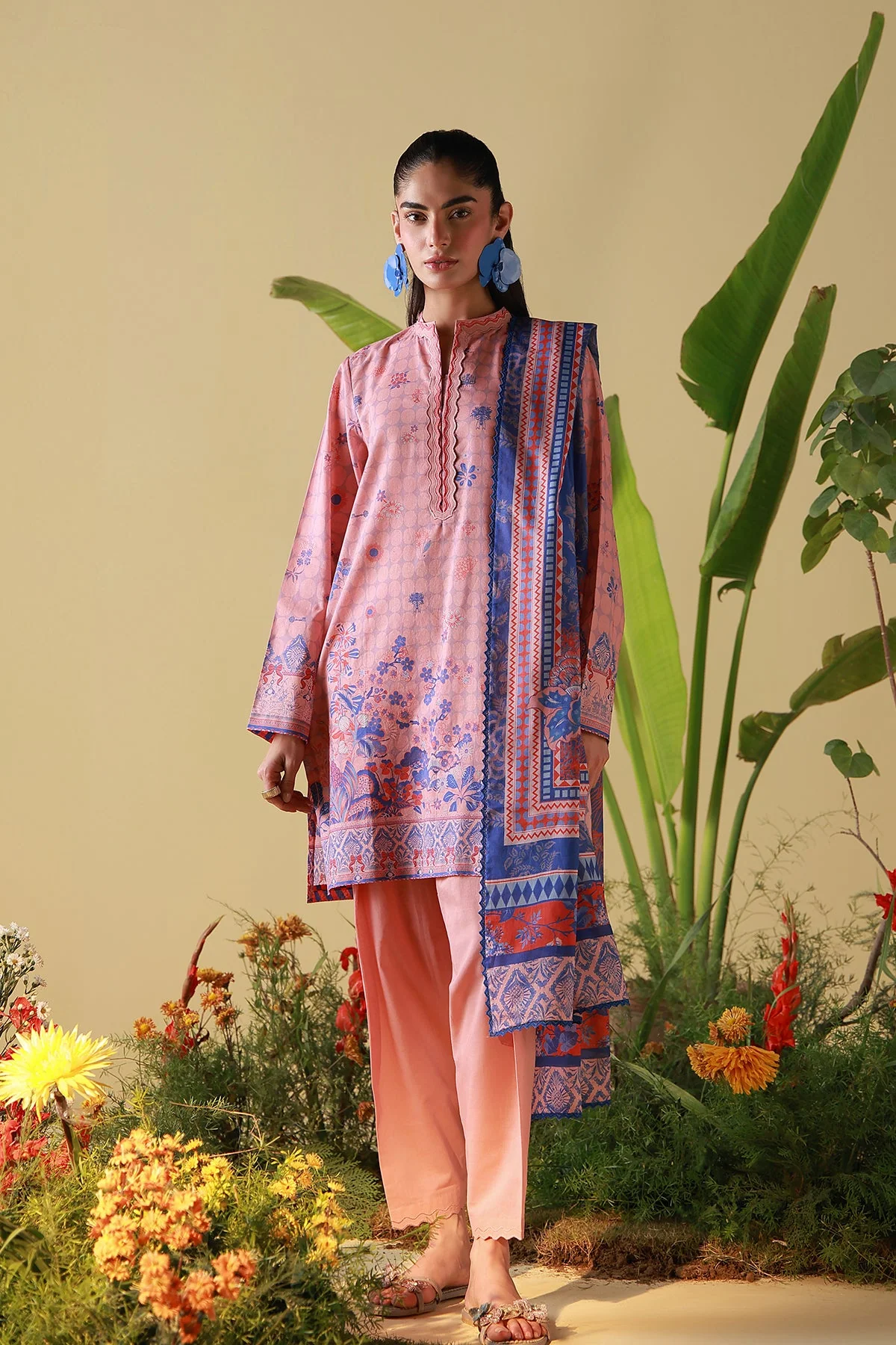 Mirha Unstitched Printed Lawn - Image 4