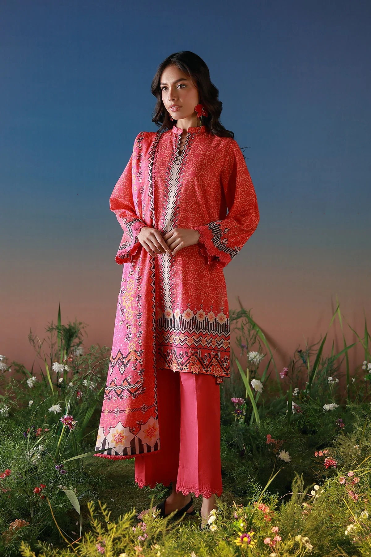Mirha Unstitched Printed Lawn