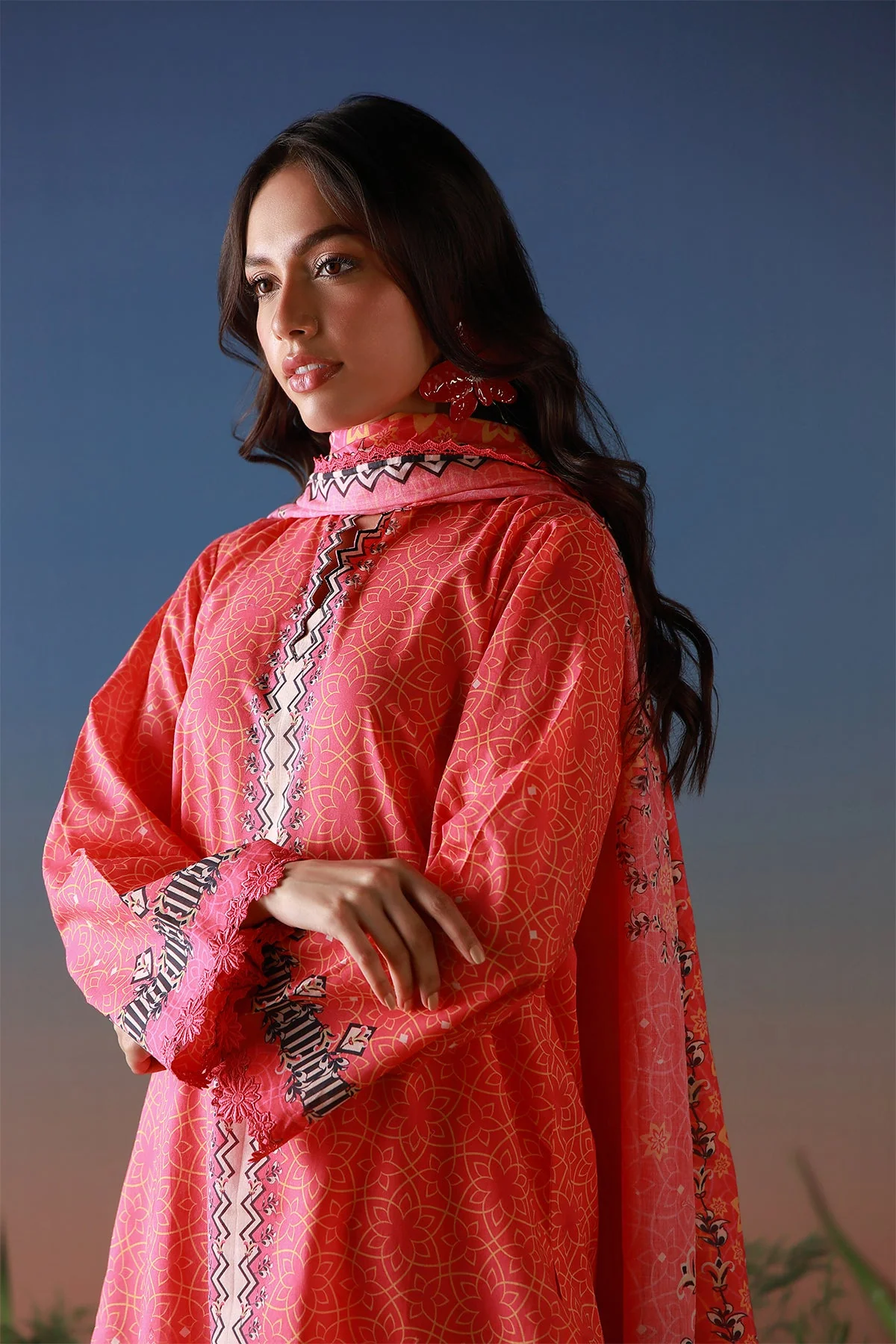 Mirha Unstitched Printed Lawn - Image 4