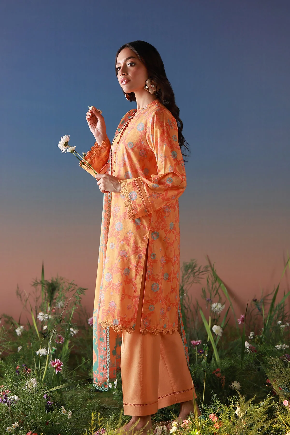 Mirha Unstitched Printed Lawn - Image 3