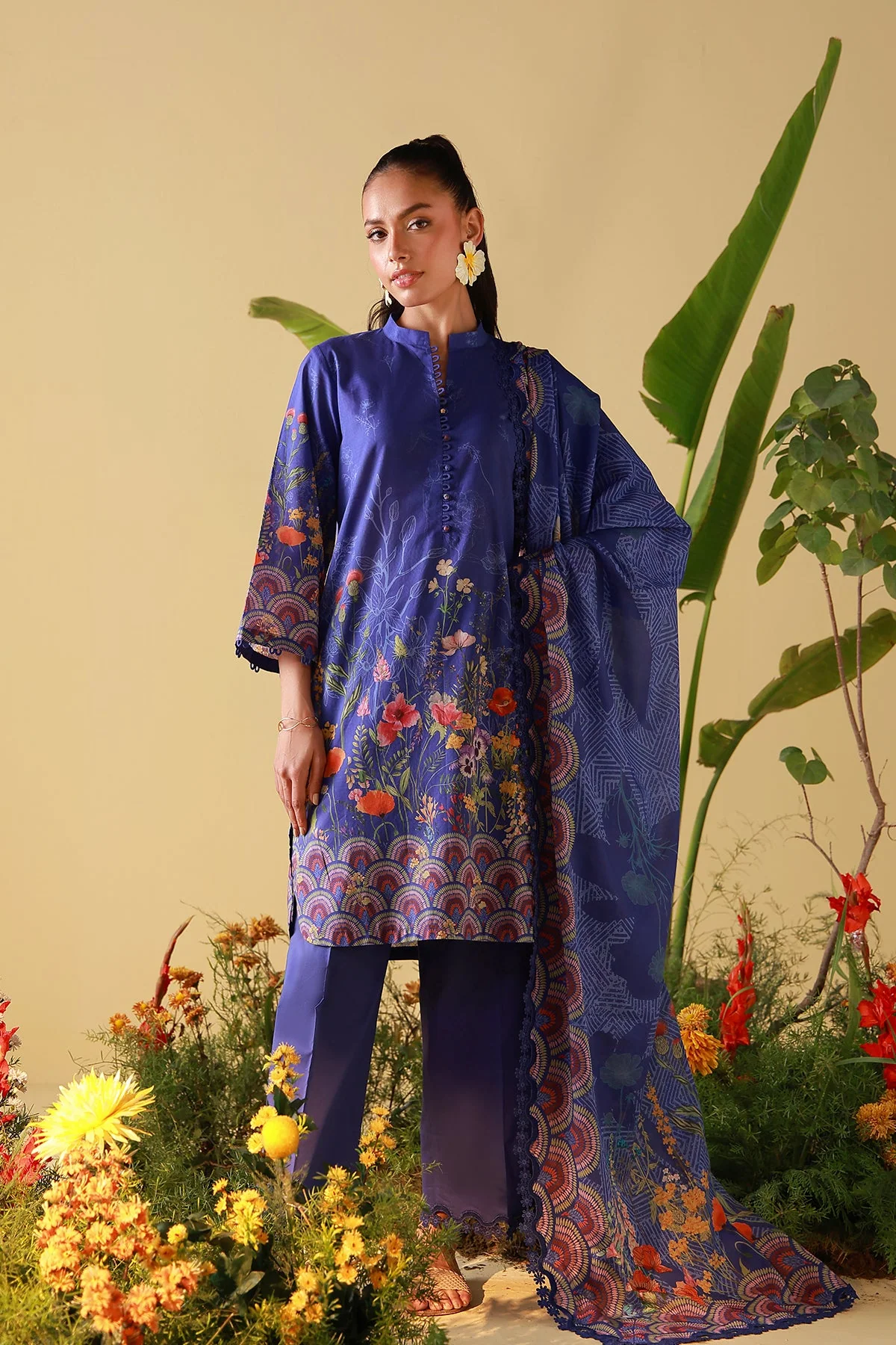 Mirha Unstitched Printed Lawn