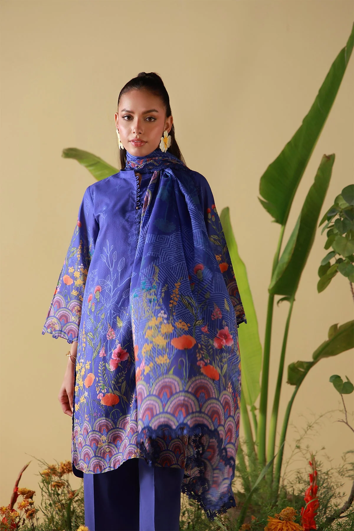 Mirha Unstitched Printed Lawn - Image 4