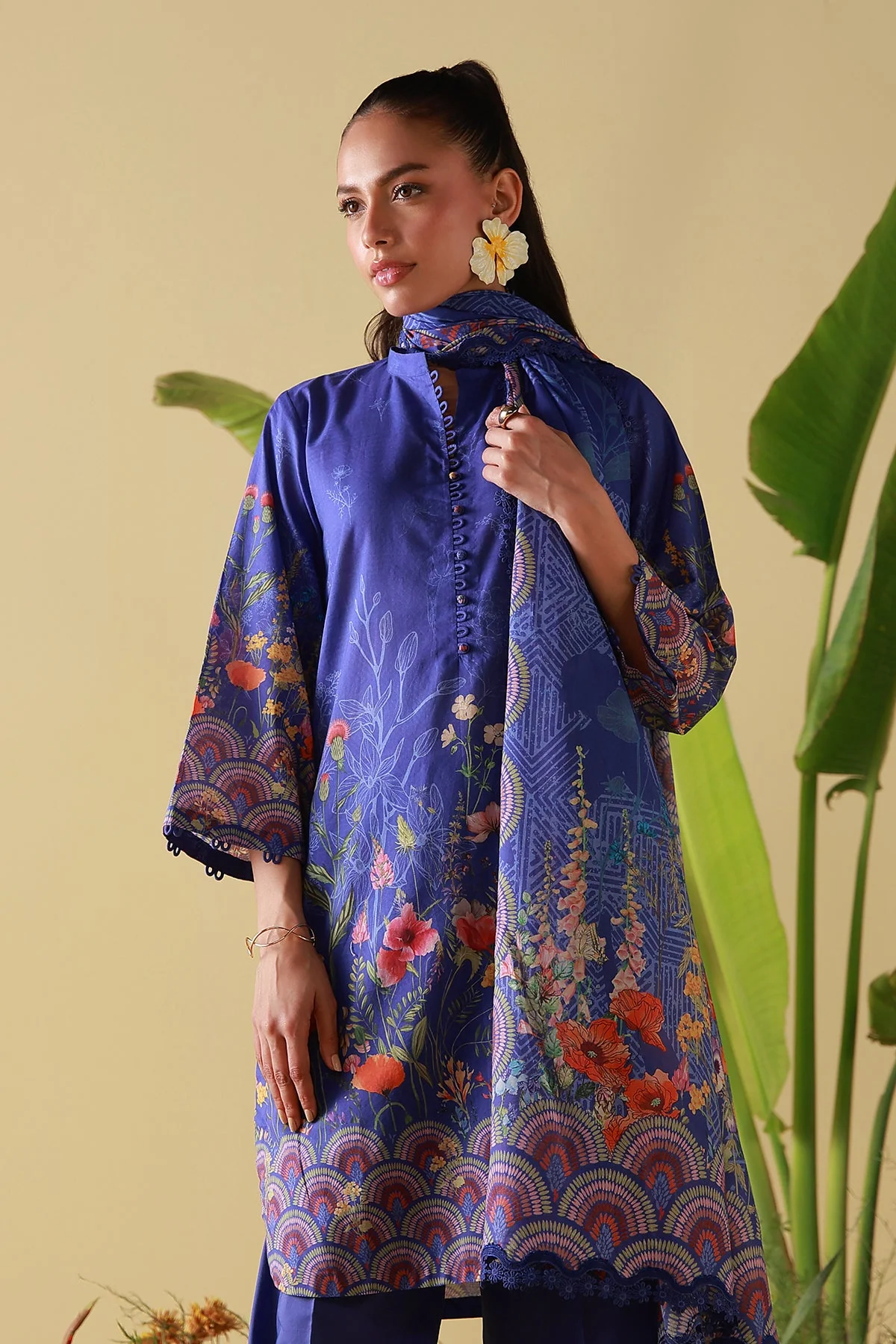 Mirha Unstitched Printed Lawn - Image 5