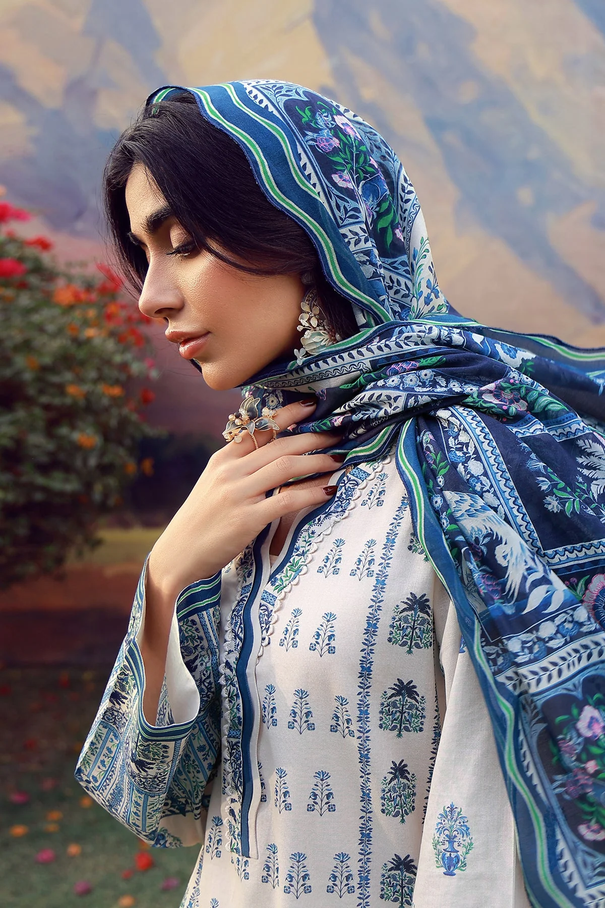 Mirha Unstitched Printed Lawn - Image 3