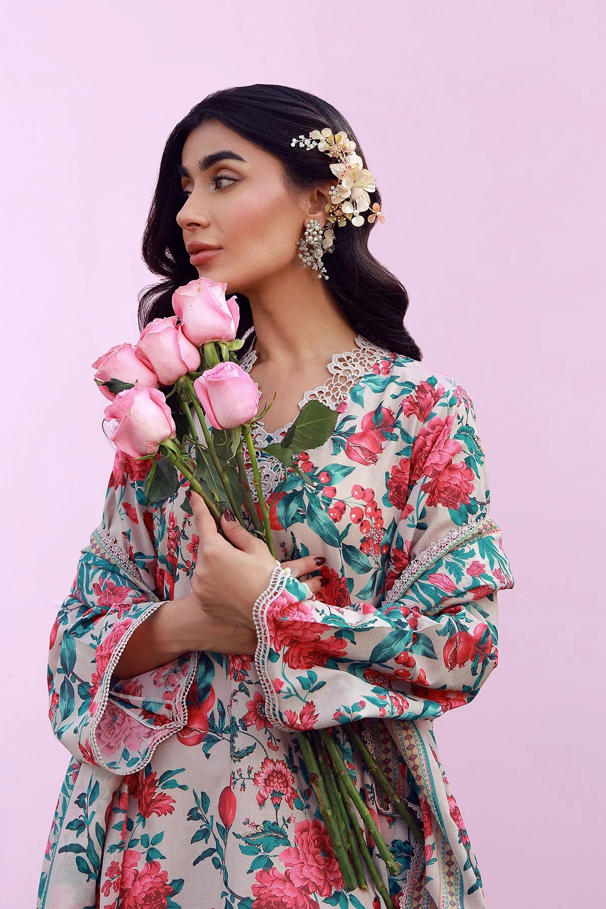 Mirha Unstitched Printed Lawn - Image 3