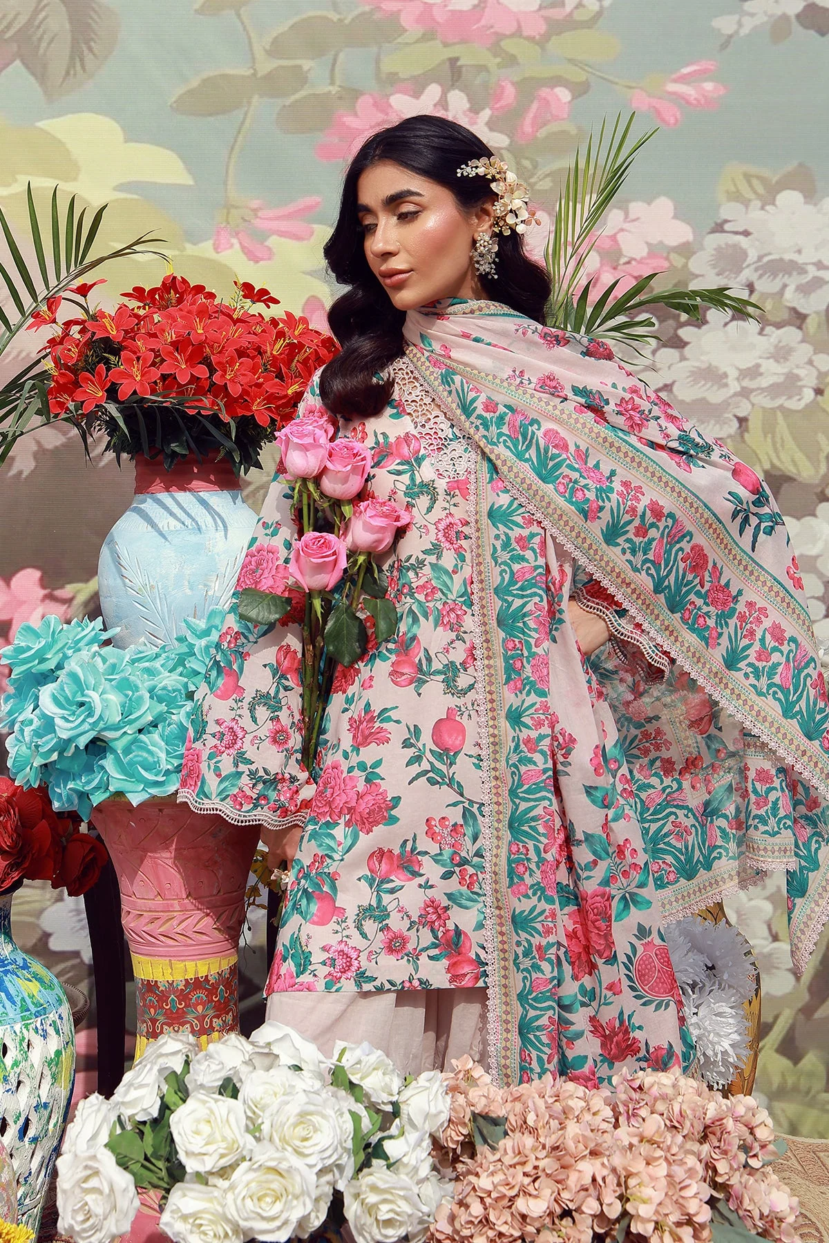 Mirha Unstitched Printed Lawn - Image 7