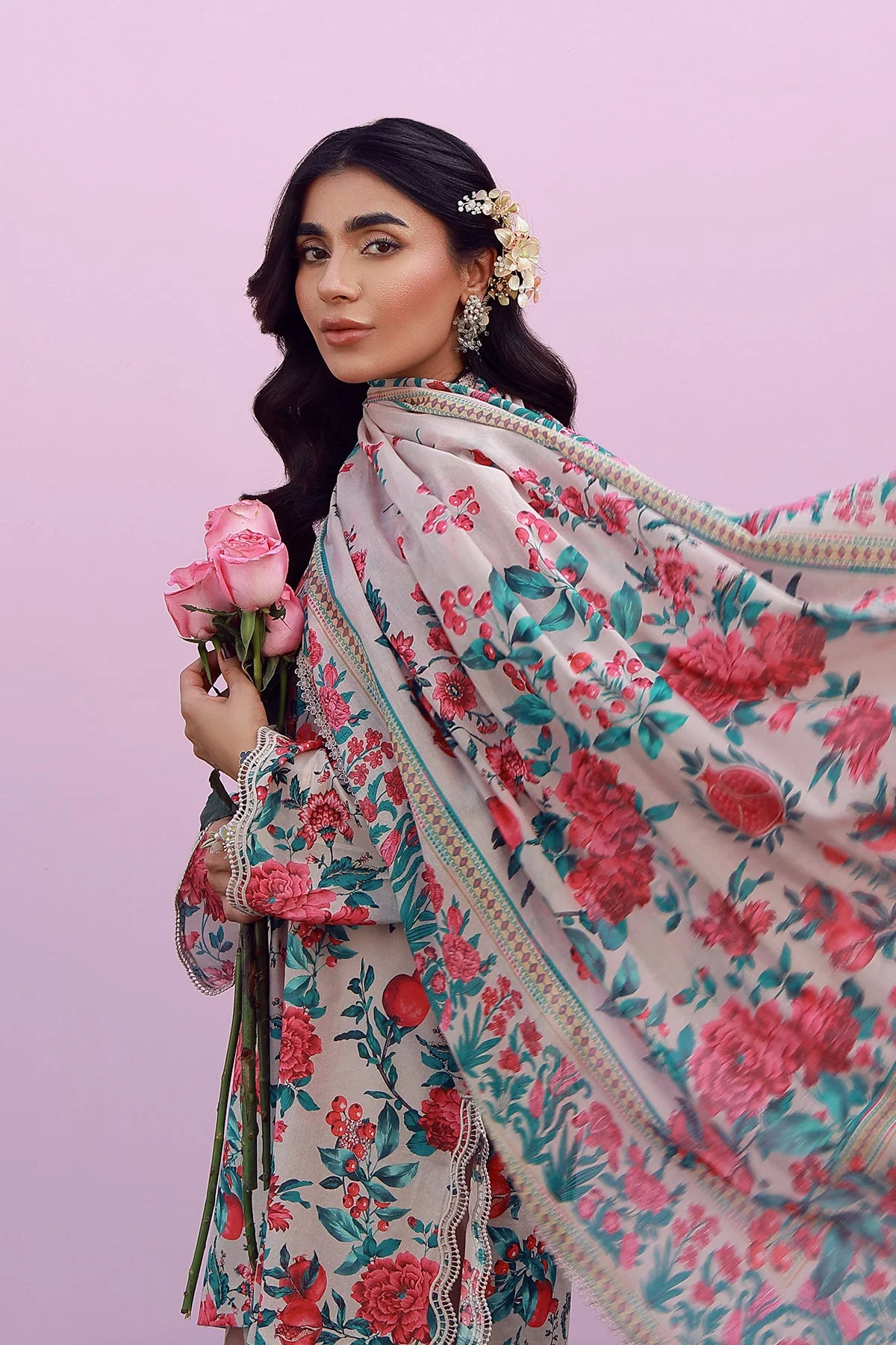 Mirha Unstitched Printed Lawn - Image 8
