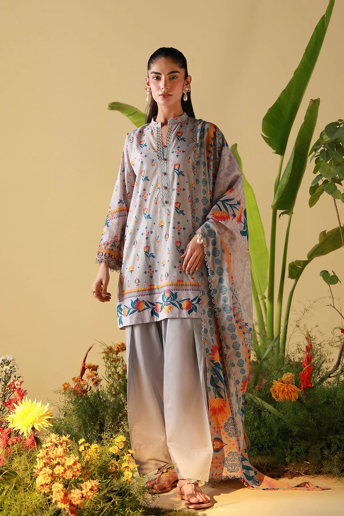Mirha Unstitched Printed Lawn