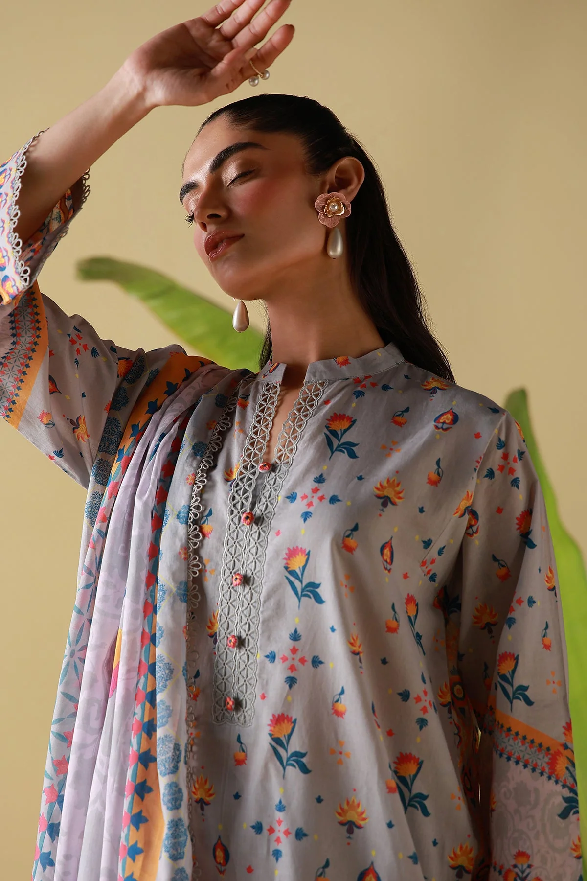 Mirha Unstitched Printed Lawn - Image 3