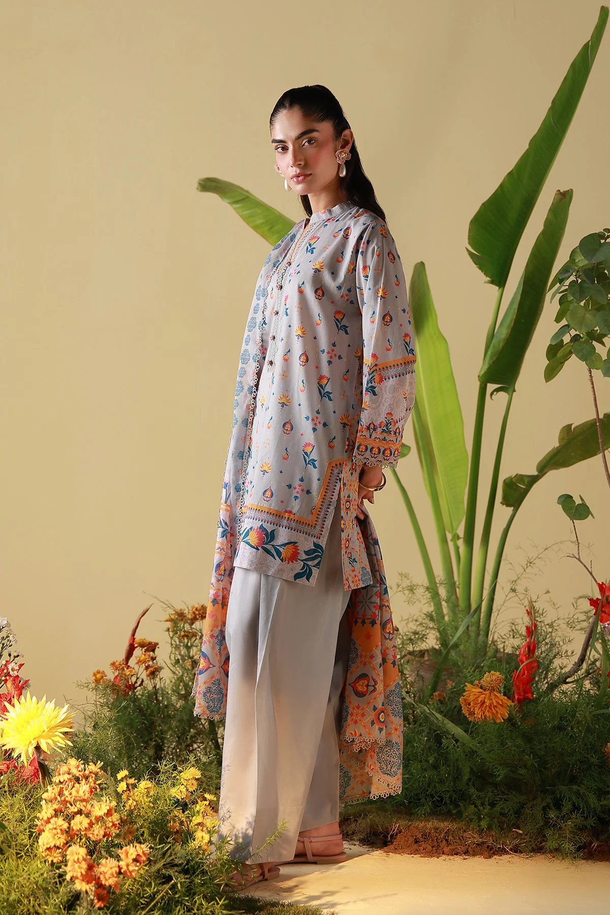 Mirha Unstitched Printed Lawn - Image 5