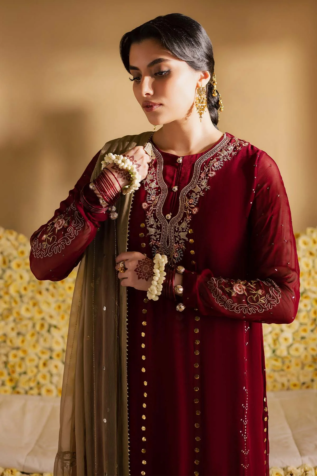 Mukeshkari Embroidered Chiffon - Image 7