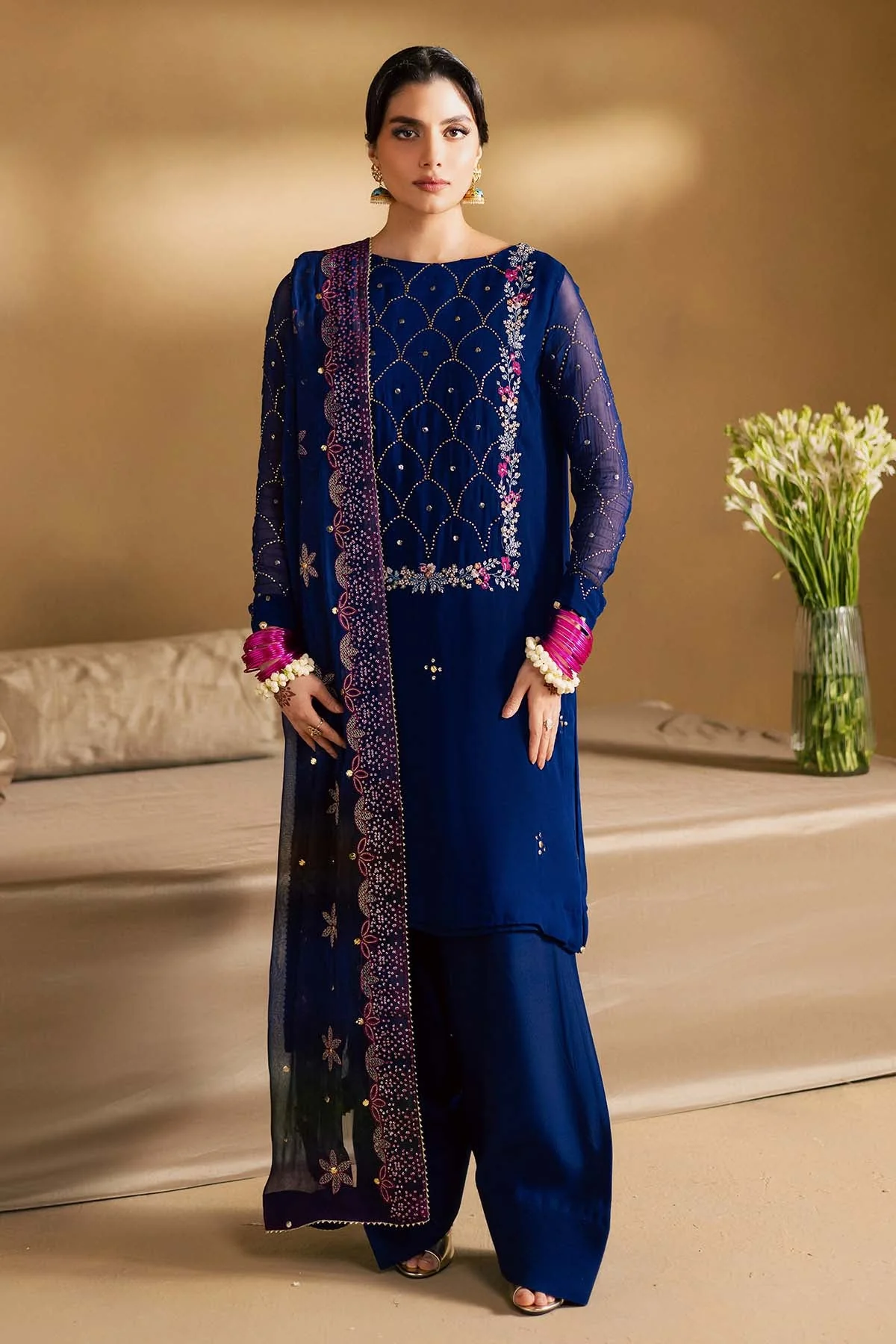 Mukeshkari Embroidered Chiffon - Image 5