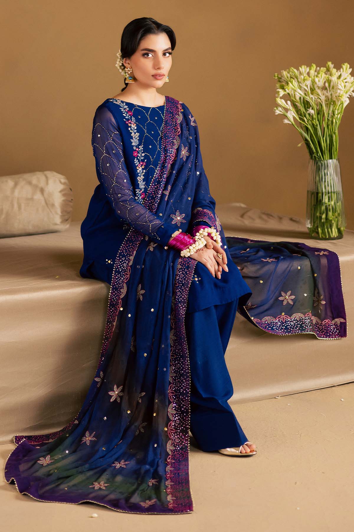 Mukeshkari Embroidered Chiffon - Image 6