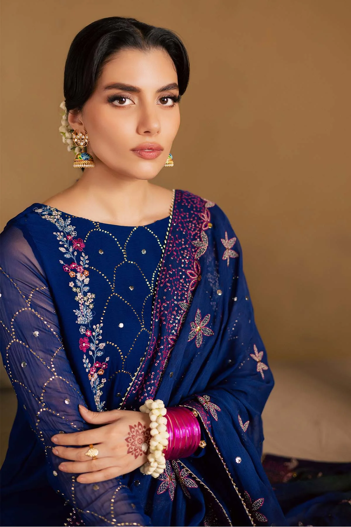 Mukeshkari Embroidered Chiffon - Image 7