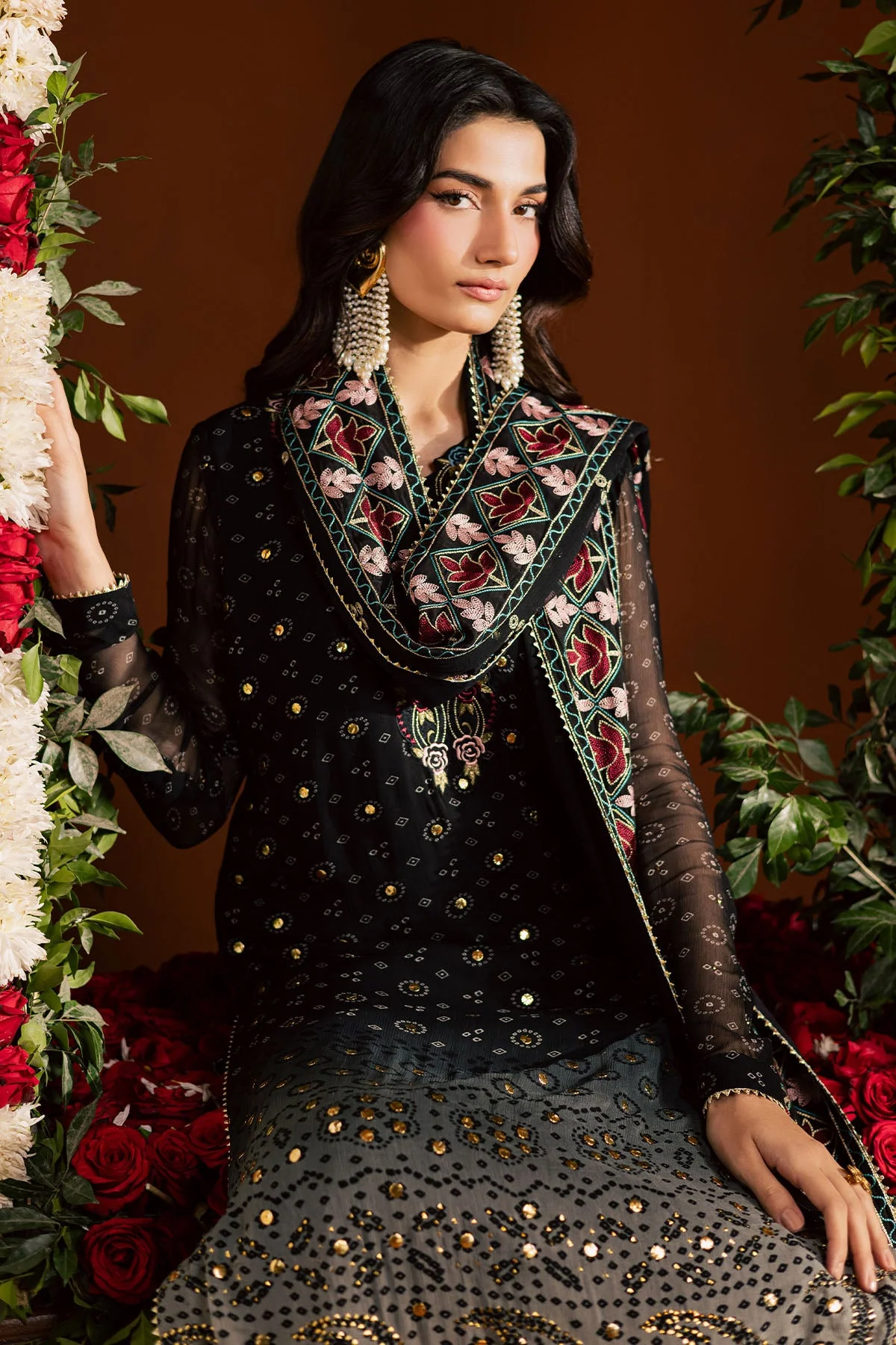 Mukeshkari Embroidered Chiffon - Image 4