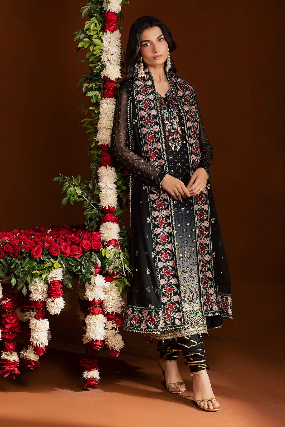 Mukeshkari Embroidered Chiffon - Image 5