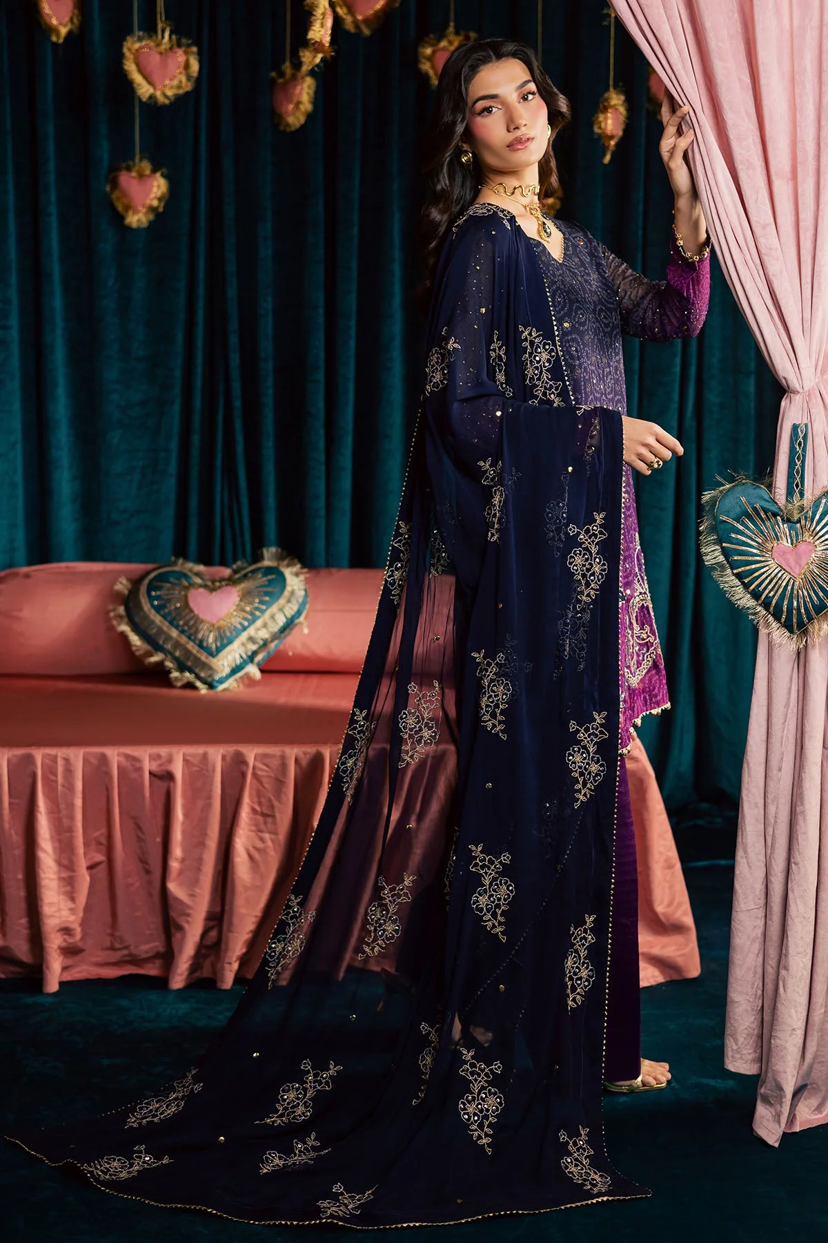 Mukeshkari Embroidered Chiffon - Image 3