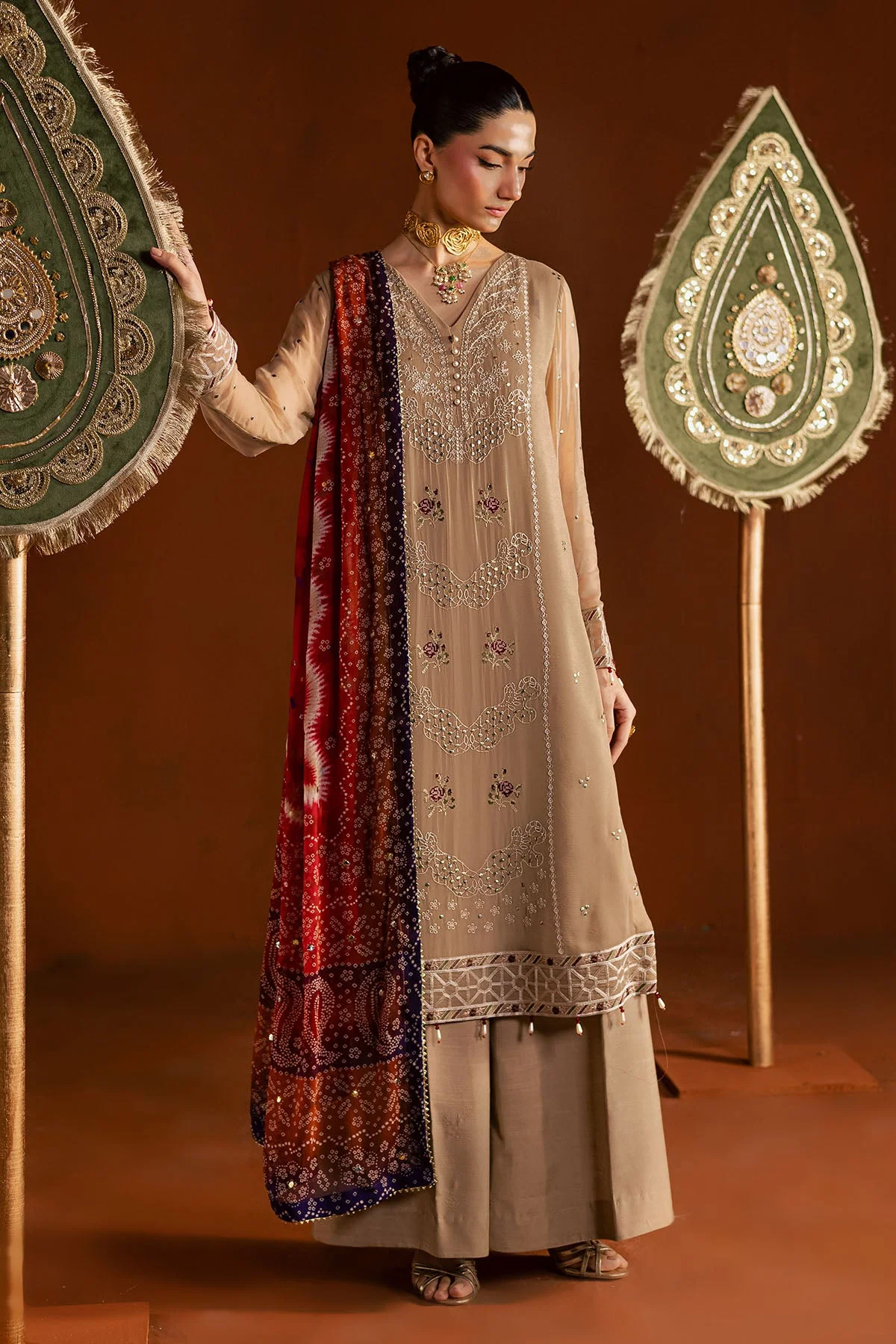 Mukeshkari Embroidered Chiffon - Image 5