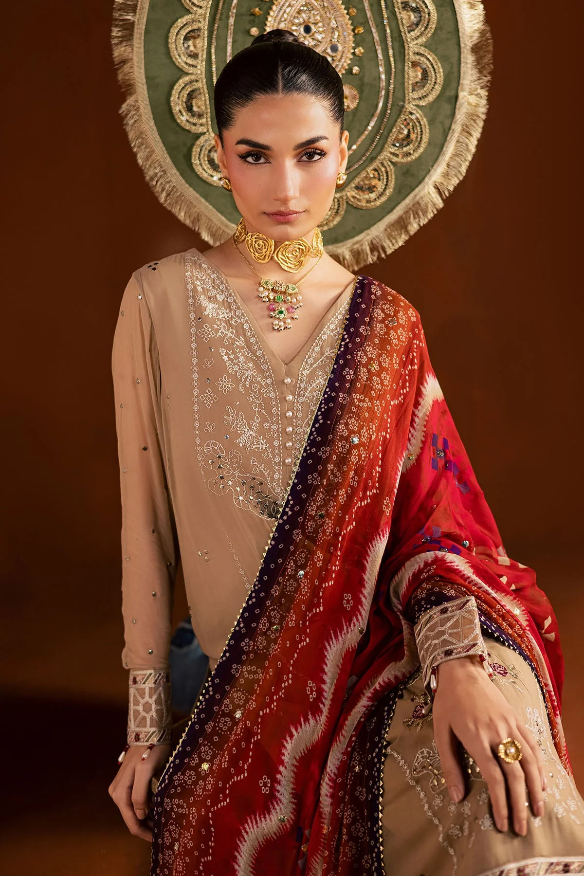 Mukeshkari Embroidered Chiffon - Image 6