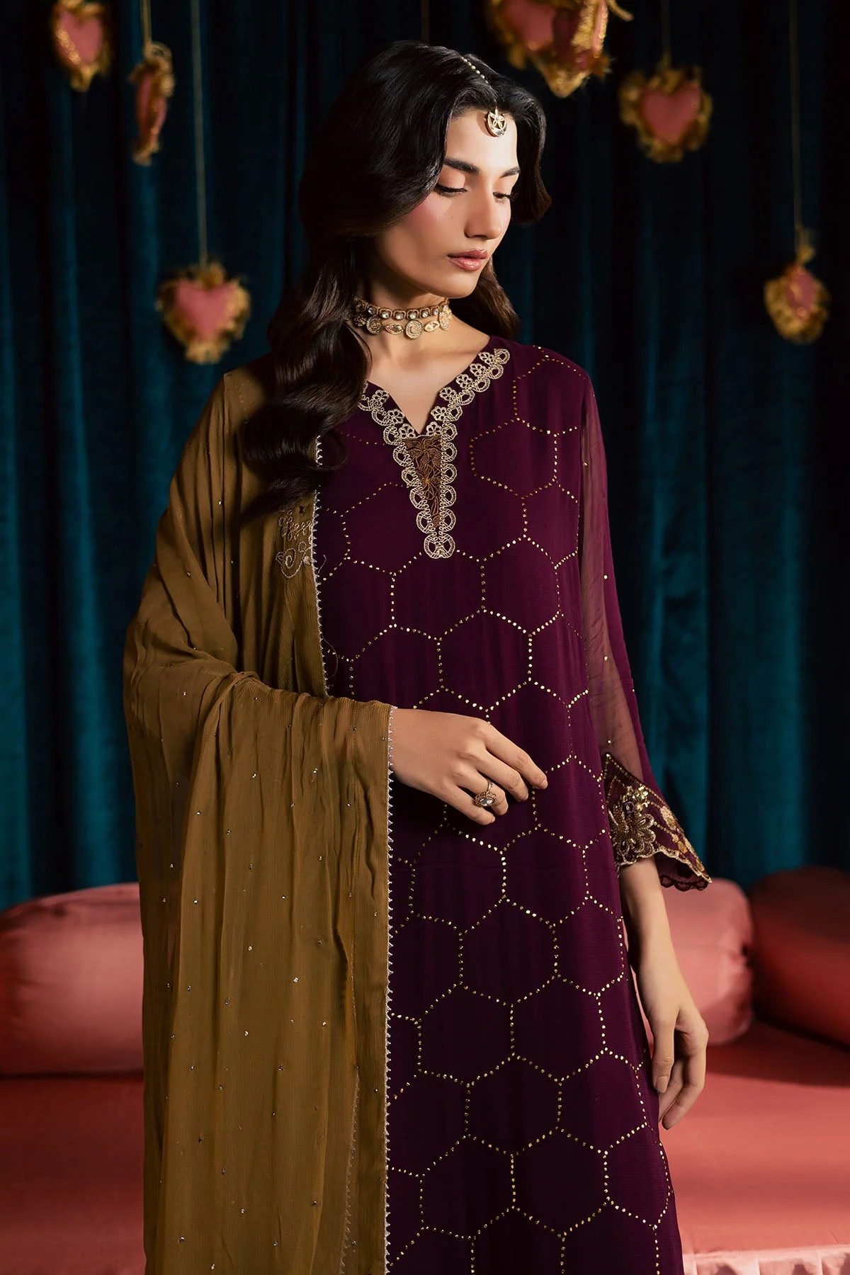 Mukeshkari Embroidered Chiffon - Image 6