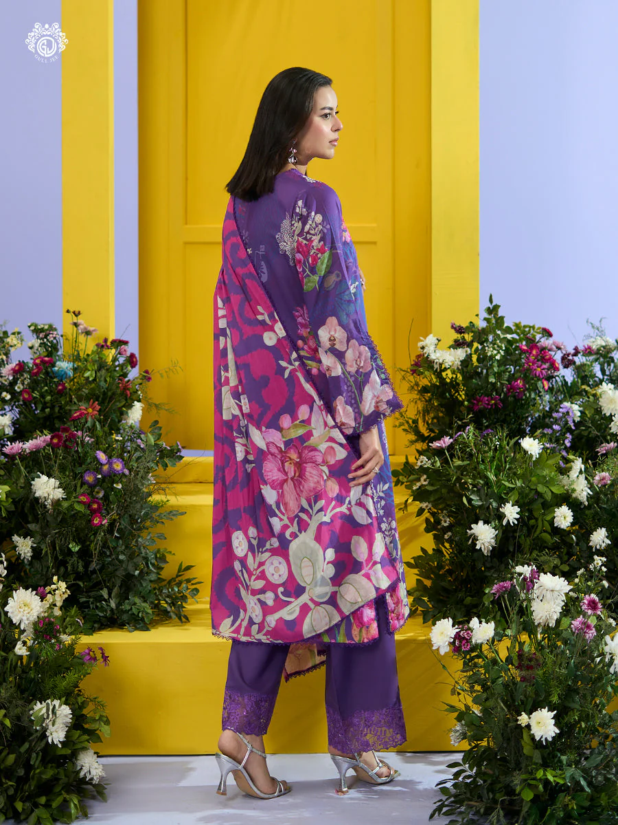 Nehaab Three Piece Lawn - Image 2