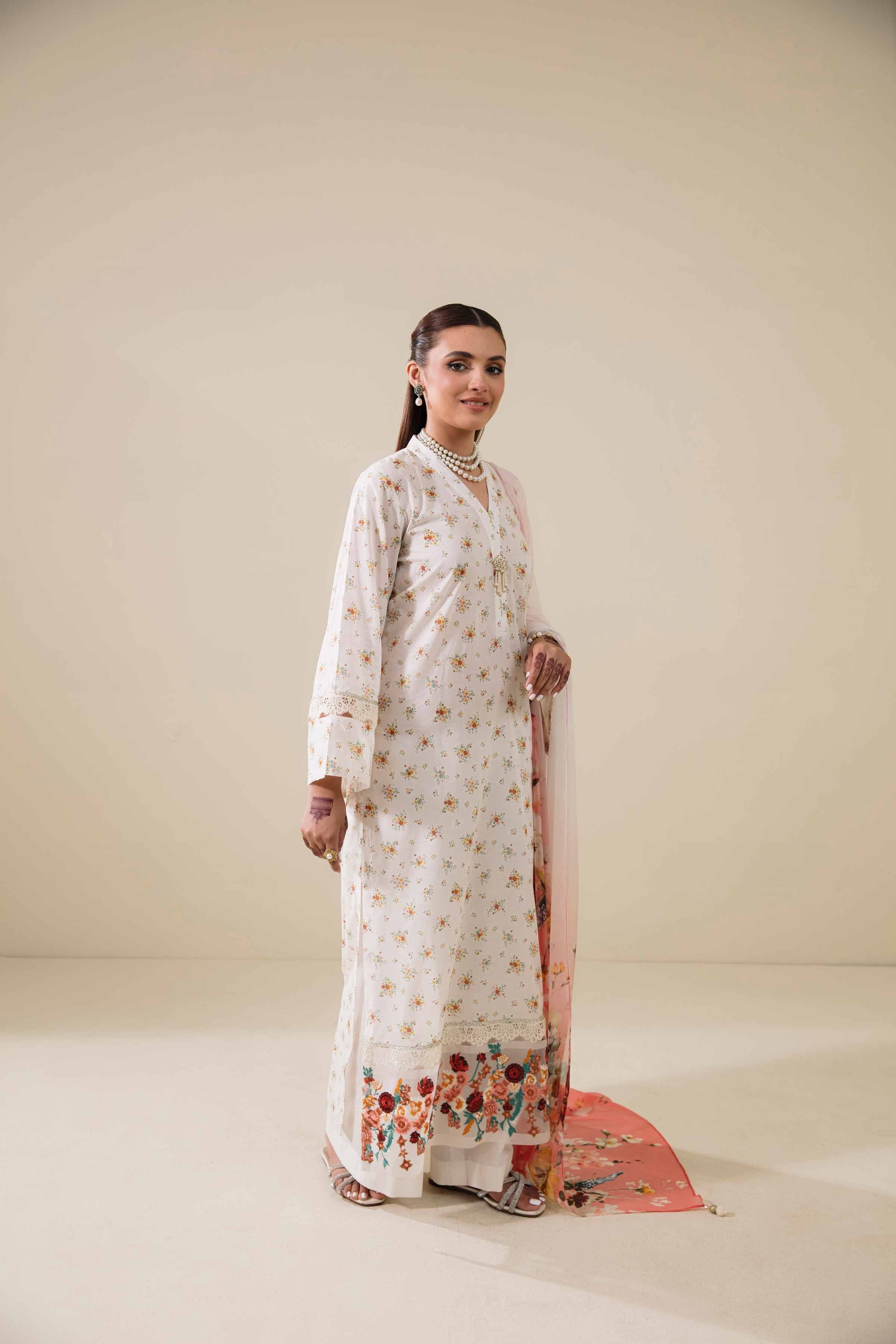 NISHAT LINEN 2 PIECE PRINTED LAWN - Image 4