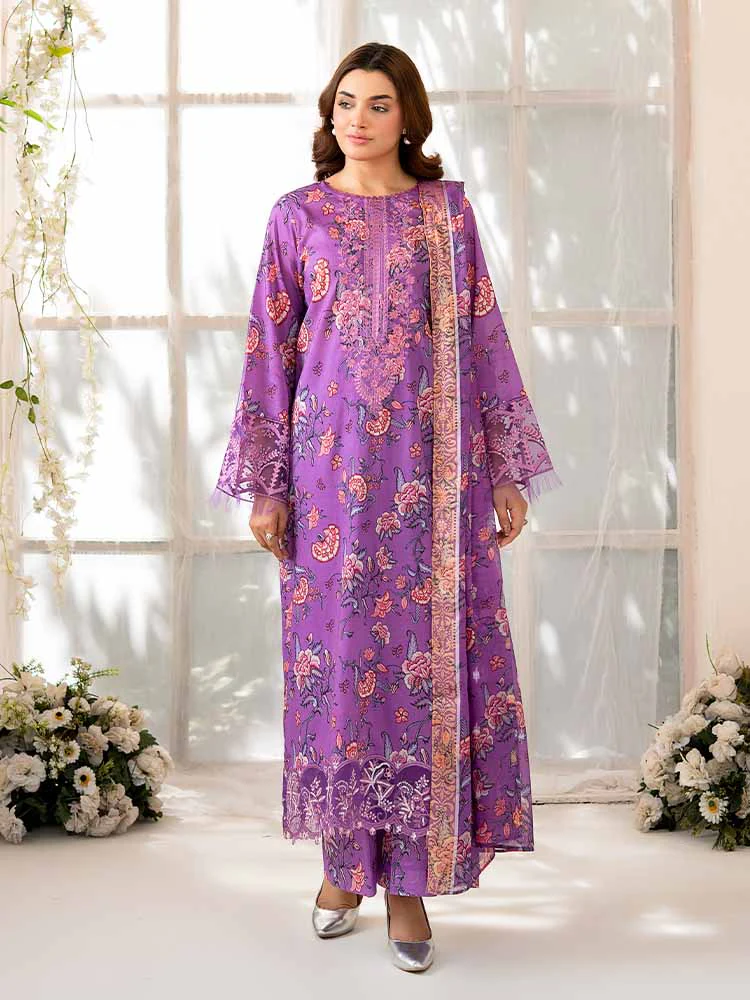 NOVA 3-Piece Unstitched Digital Printed Lawn Embroidered Suit